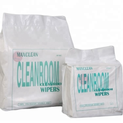 White Cleanroom carta usa e getta Wiper Spunlace Nonwoven 300pcs/Pack 6*6inch