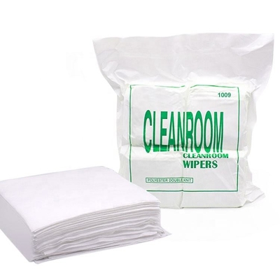 White Cleanroom carta usa e getta Wiper Spunlace Nonwoven 300pcs/Pack 6*6inch